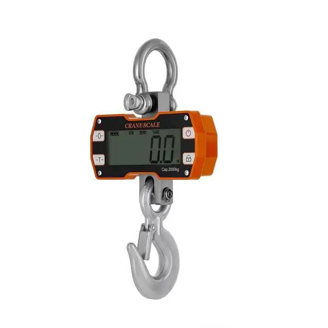 Alt view image 2 of 6 - 2000kg 4000 lb Heavy Duty Crane Scale, Orange