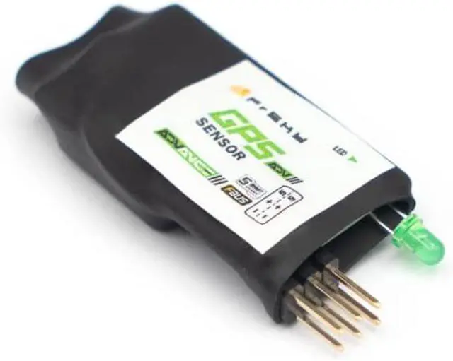 Alt view image 2 of 2 - ADV GPS Sensor FBUS & S.Port Compatible High Precision Position Speed & Altitude Telemetry UTC Time Sync Support for ETHOS Radios Built-in Patch Antenna