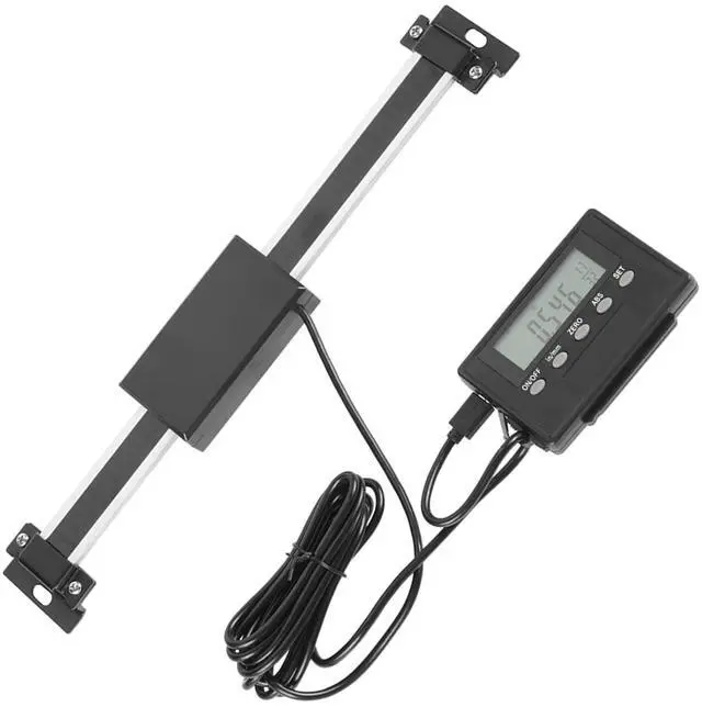Alt view image 7 of 7 - Digital Readout Linear Scale, 0 to150mm Aluminum Alloy Remote DRO Linear Scale Precision LCD Readout DRO Kit for Milling Machines Lathes