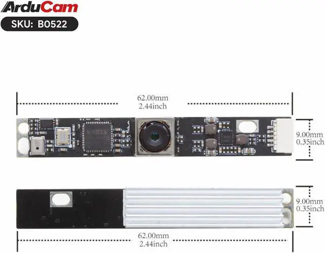Alt view image 2 of 7 - 16MP Autofocus USB Camera, USB2.0 Mini UVC Lightburn Cam, USB Security PC Camera Module, Laser Engraver Webcam for Windows, Linux, Android, and Mac OS
