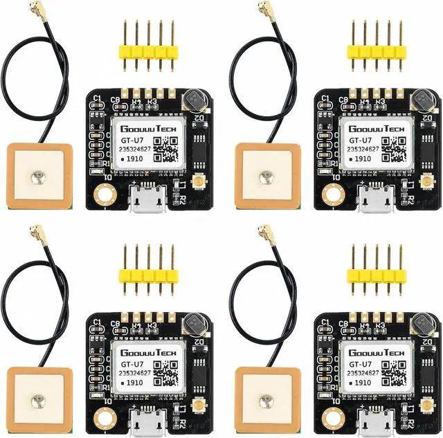 Main image of 4-Pack GT-U7 GPS Module, USB Port, Active Antenna