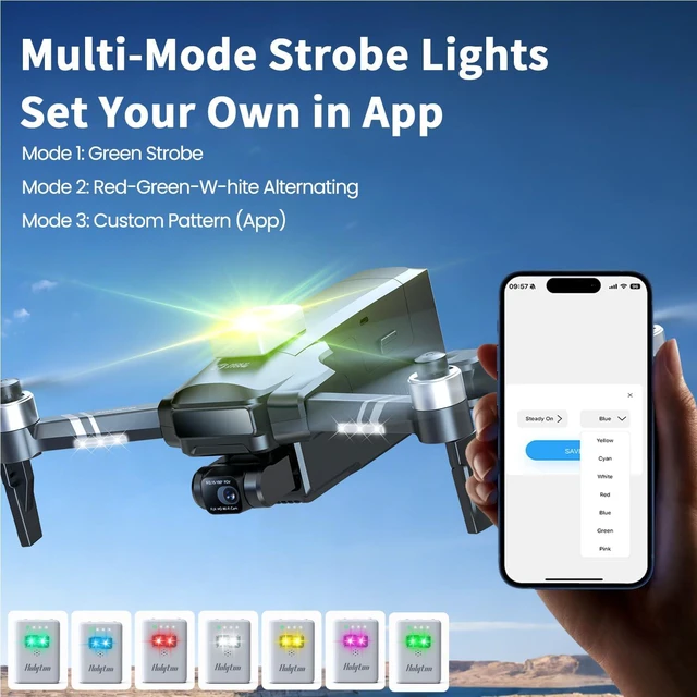Alt view image 3 of 7 - FAA Compliant Remote ID Module with Buzzer & Strobe Light, GPS Tracking, 4H Battery, Broadcast Module for FPV GPS Drones with Camera & RC Aircraft Quadcopters