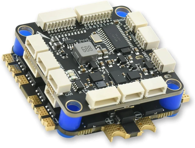Main image of H743 Flight Controller with 60A 32-Bit ESC 30x30 Stack, Supports 2-6S LiPo, Dual IMU, Compass & Barometer, Betaflight/INAV/PX4/Ardupilot Compatible for FPV & Racing Drones
