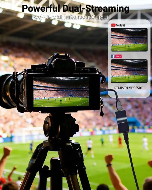 Alt view image 7 of 7 - H.265 HDMI Video Encoder, Mini 2K Hardware Live Encoder (AVC-2K)