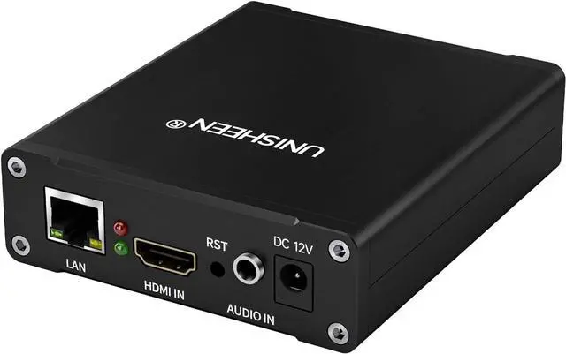 Main image of H.265 H.264/AVC HDMI to IP 1080P Video Encoder Live Streaming Box RTMPS HTTP Compatiable OLED Displayer Game Streaming.