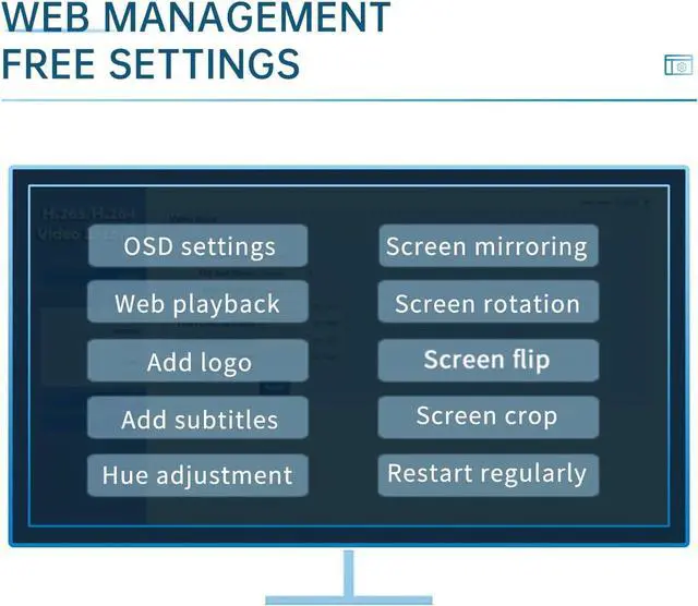 Alt view image 4 of 7 - H.265 H.264/AVC HDMI to IP 1080P Video Encoder Live Streaming Box RTMPS HTTP Compatiable OLED Displayer Game Streaming.