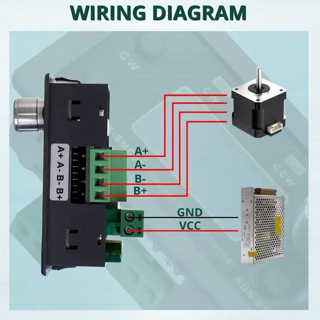 Alt view image 6 of 7 - NEMA 17 NEMA 23 NEMA 34 Stepper Motor Driver Controller