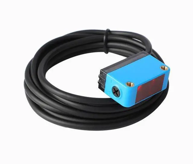 Main image of HLS-R30 Photoelectric Sensor, Laser Reflection Small Light Point Background SuppressionSensor, Sensing Distance 10-350mm, 1224VDC, NPN Output, Detection Distance Unaffected by Object Color