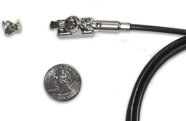 Alt view image 5 of 7 - TZ03T Ultra Compact Wedge Lock with Barrel Key for Dell Latitude Laptops