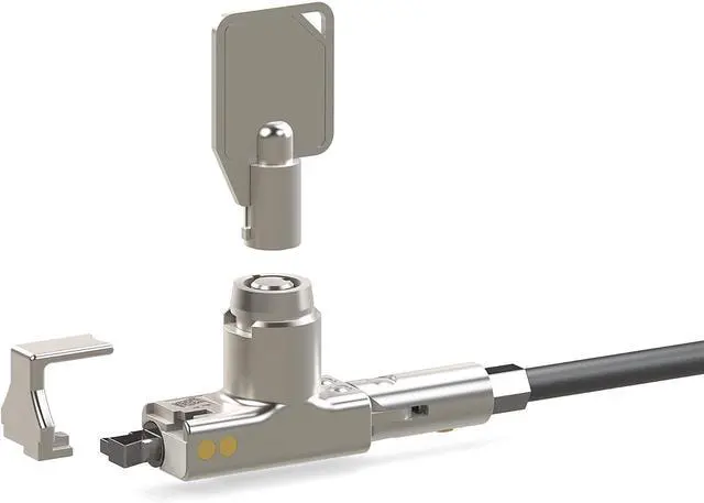 Alt view image 6 of 7 - TZ03T Ultra Compact Wedge Lock with Barrel Key for Dell Latitude Laptops