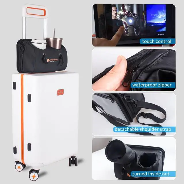 Alt view image 3 of 7 - 4 in 1 Travel Essentials Organizer Bags, Luggage Cup Holder, Can Be Gift