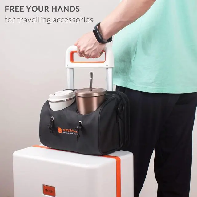 Alt view image 5 of 7 - 4 in 1 Travel Essentials Organizer Bags, Luggage Cup Holder, Can Be Gift