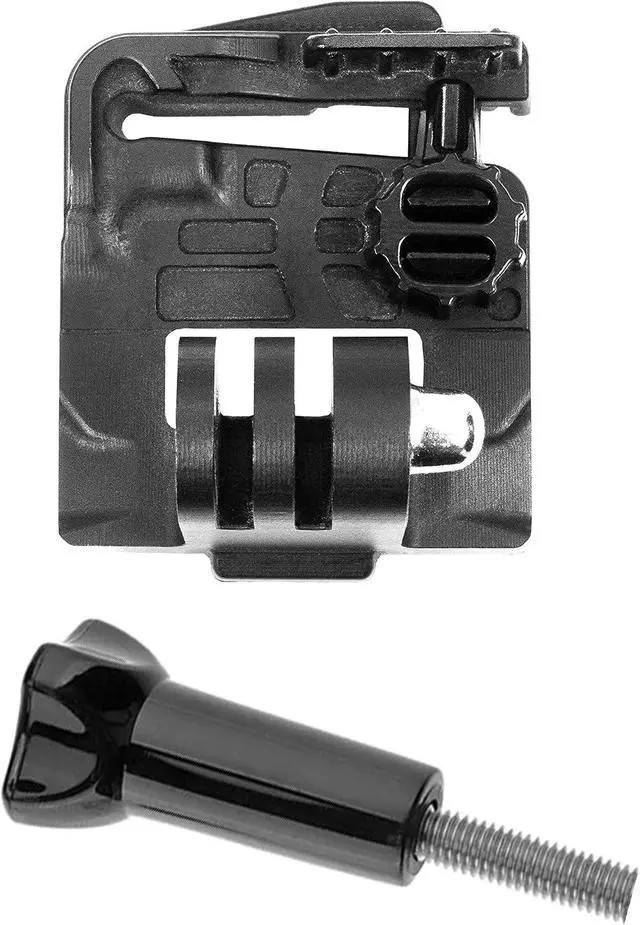 Alt view image 2 of 2 - Helmet Shroud Camera Adapter Mounts GoPro & Garmin Action Cameras