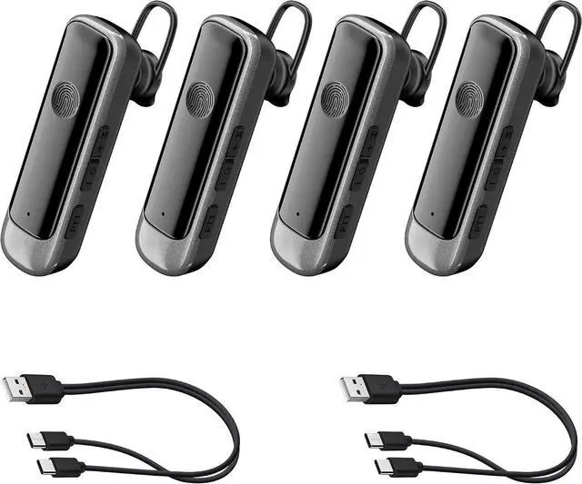 Main image of N3S MAX Earhook Walkie Talkies,Rechargeable Two Way Radios(4 Pack)