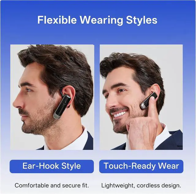 Alt view image 2 of 7 - N3S MAX Earhook Walkie Talkies,Rechargeable Two Way Radios(4 Pack)