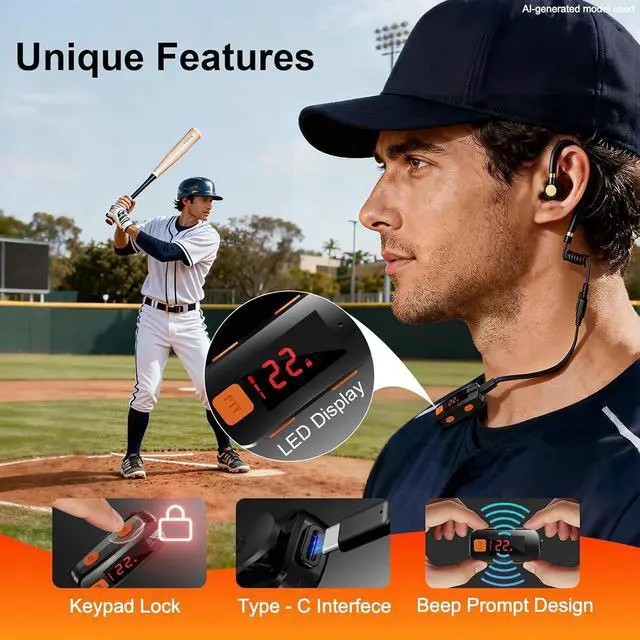 Alt view image 6 of 7 - 2 Pack Mini Walkie Talkies, IP54 Waterproof Small Walkie Talkies