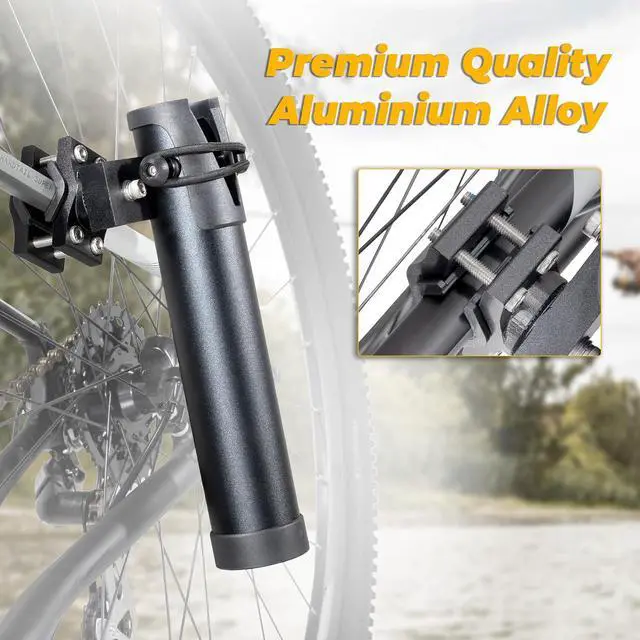 Alt view image 4 of 6 - Fishing Rod Holder for Bike Quality Aluminium Alloy Adjustable Design