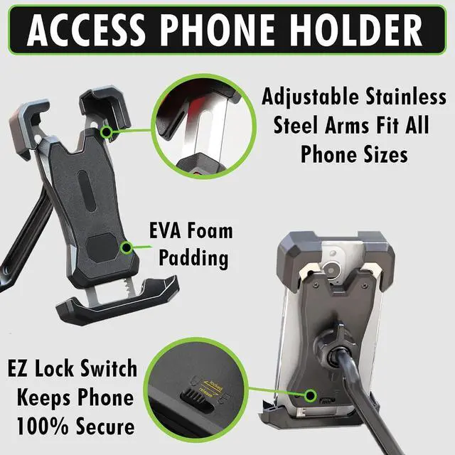 Alt view image 6 of 6 - SUP Angler Lite Universal Paddle Board Mount with Paddle Board Fishing Rod Holders, Phone Holders, Cup Holders; Paddle Board Accessories