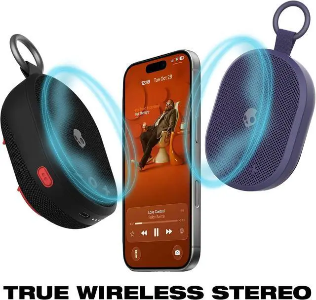 Alt view image 6 of 7 - Skullcandy Kilo 2 Wireless Bluetooth Speaker, IPX7, 24-Hour Battery