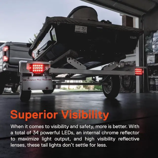 Alt view image 2 of 7 - True MODS LED Trailer Light Kit w/Wiring Harness Submersible