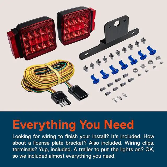 Alt view image 6 of 7 - True MODS LED Trailer Light Kit w/Wiring Harness Submersible