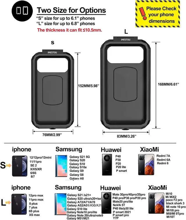 Alt view image 4 of 7 - Waterproof IP67 Motorcycle Phone Mount Wireless/USB C Charger Handlebar Cellphone Holder Quick Charge for 5.5"-6.8" Phones, Work by Wiring to 12/24V Motorcycles or Plugging to USB A Sockets