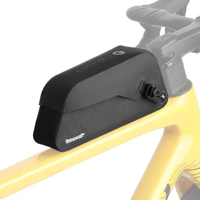 Main image of Bike Top Tube Bag Waterproof IPX4 Magnetic Closure Frame Pouch for Road & MTB Slim Fit (Size 1.0L)