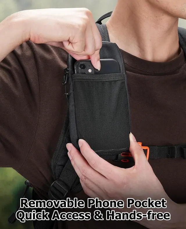 Alt view image 5 of 7 - Hydration Hiking Backpack with 3L Water Bladder for Women and Men