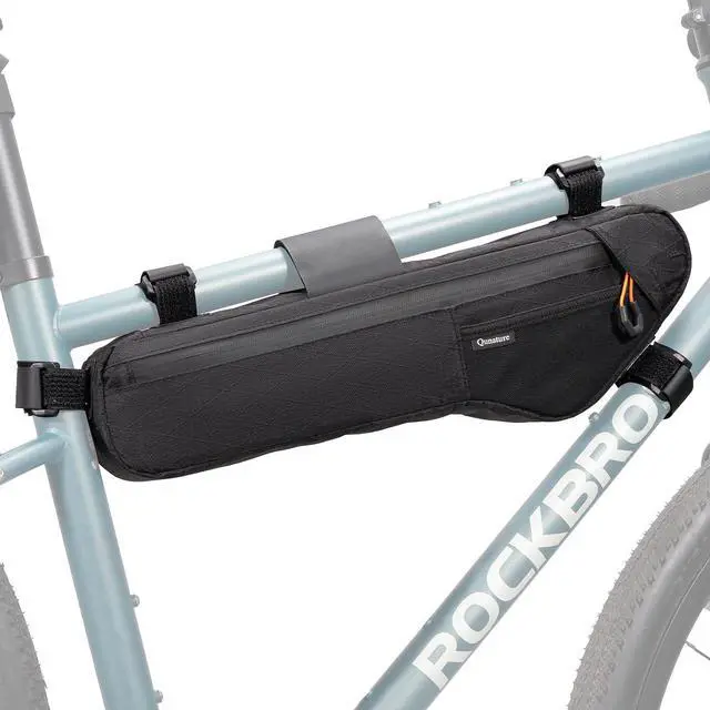 Main image of Bike Frame Bag - Waterproof & Anti-Slip 5-Point Straps Mount, Durable Ripstop Nylon with Hidden Cable Port for Hydration & Charging