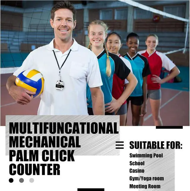 Alt view image 6 of 7 - 25 Pcs Hand Held Tally Counter 4 Digit Mechanical Palm Click Counter Handheld Tally Number Clicker for Counting Numbers Golf Sports Events Office Stadium