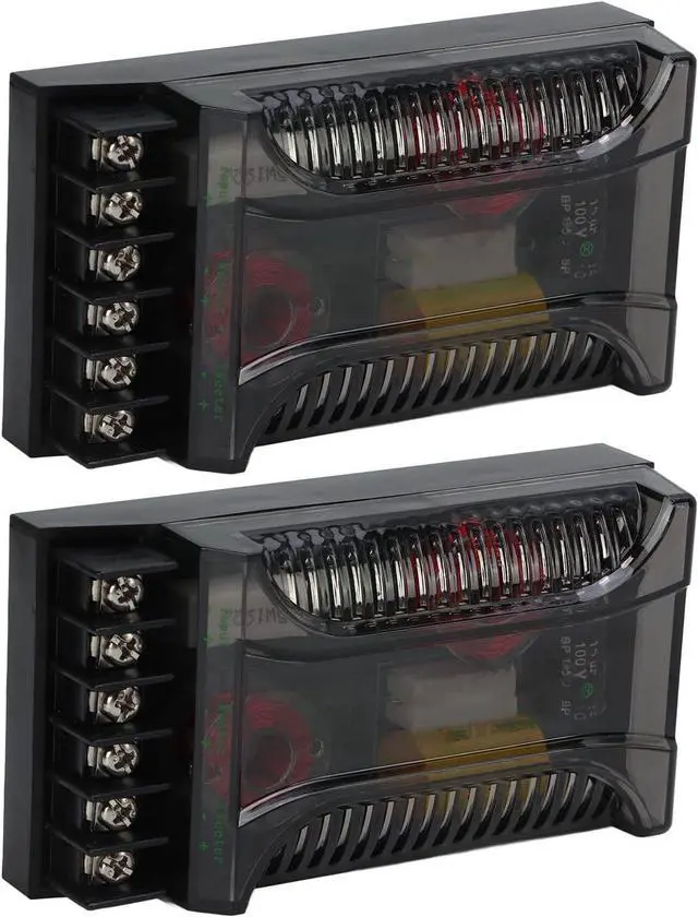 Main image of 300 Watts 2 Way Crossover, Car Audio Crossover Universal Heat Dissipation Speaker Frequency Divider