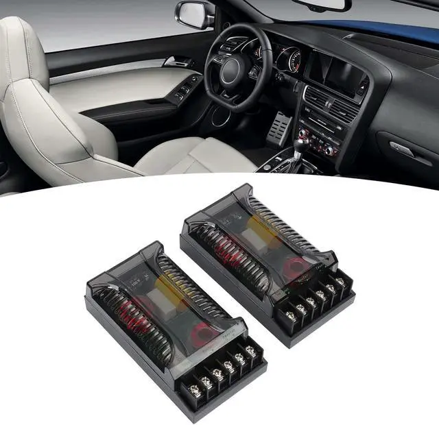 Alt view image 4 of 7 - 300 Watts 2 Way Crossover, Car Audio Crossover Universal Heat Dissipation Speaker Frequency Divider