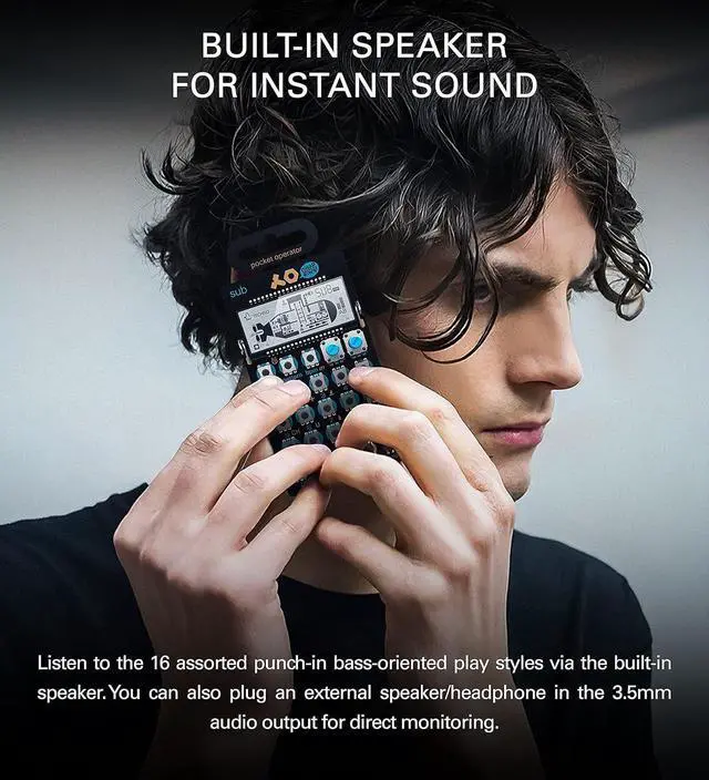 Alt view image 4 of 7 - Pocket Operator PO-14 Sub Bass Synthesizer and Sequencer