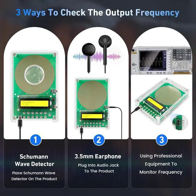 Alt view image 4 of 6 - 0.01Hz-200kHz Adjustable Frequency Generator for Healing