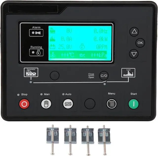 Main image of Generator Set Controller HQM6110U Control Panel Module 0.570V Start Stop Automatic Detection for Single Generator