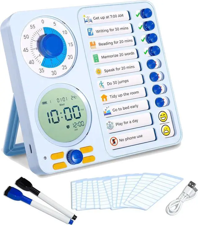 Main image of Visual Timer for ADHD, Chore Chart & Task Planner for Kids,Adults