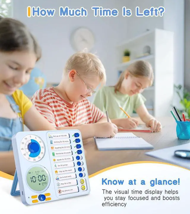 Alt view image 7 of 7 - Visual Timer for ADHD, Chore Chart & Task Planner for Kids,Adults