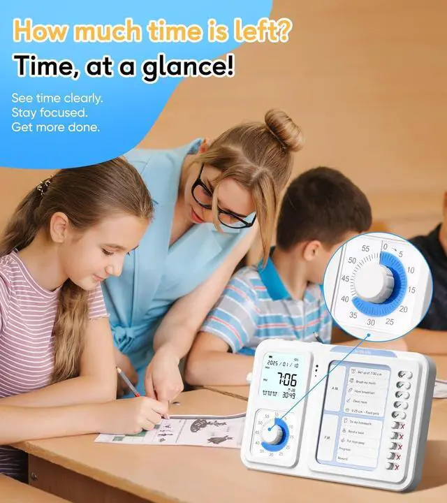 Alt view image 4 of 7 - 3-in-1 Visual Timer & ADHD Tool for Kids