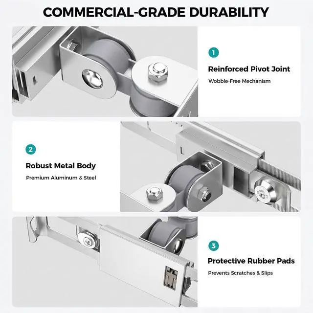 Alt view image 5 of 7 - Anti-Theft Tablet Wall Mount with Key Lock, Full Motion Locking iPad Holder