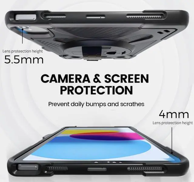 Alt view image 6 of 7 - iPad 11th/10th Generation (A16) Case with Detachable Keyboard
