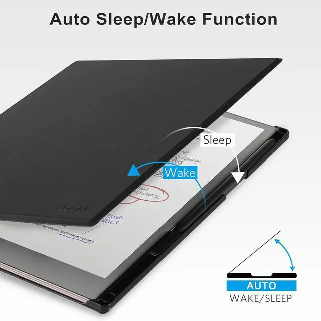 Alt view image 4 of 7 - Stand Case for Remarkable Paper Pro Tablet 11.8" with Hand Strap