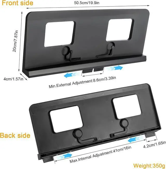 Alt view image 2 of 6 - Adjustable Pin Music Stand with Removable Piano Key Stickers,Fits Multiple Electronic Pianos&Keyboards,Built-in Stowable Sheet Clip