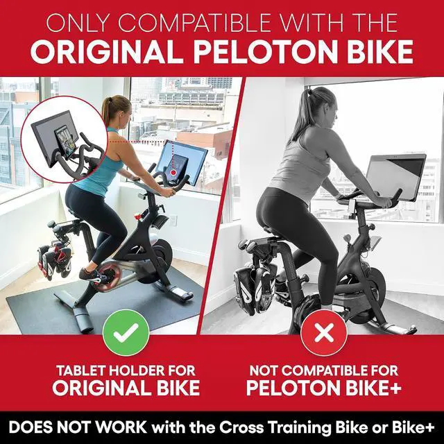 Alt view image 2 of 7 - iPad & Tablet Holder for Original Peloton Bike, Streaming Mount