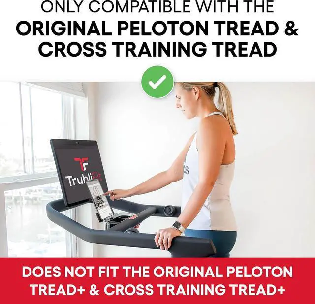 Alt view image 2 of 7 - iPad & Tablet Holder for Peloton Tread, Streaming Treadmill Mount