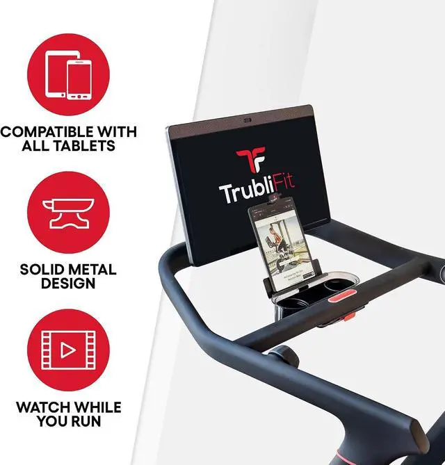 Alt view image 4 of 7 - iPad & Tablet Holder for Peloton Tread, Streaming Treadmill Mount