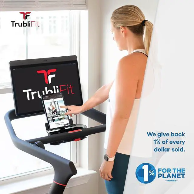 Alt view image 6 of 7 - iPad & Tablet Holder for Peloton Tread, Streaming Treadmill Mount