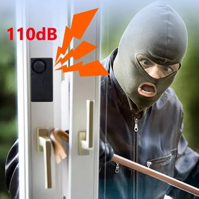 Alt view image 2 of 7 - Wireless Alarm Anti Theft Vibration Door Window Bike Car Alarm