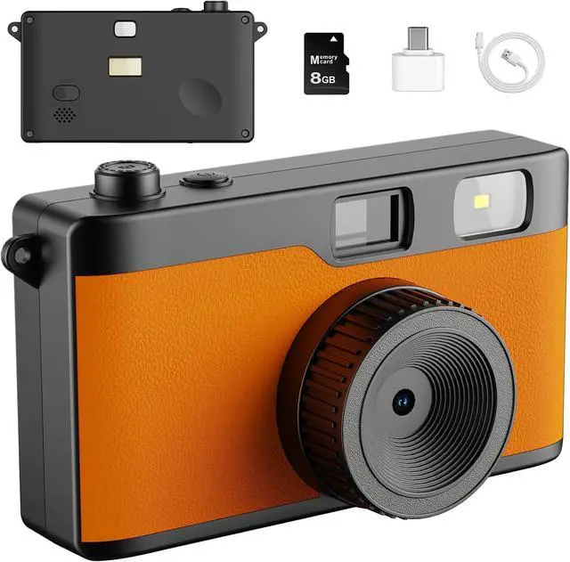 Main image of Vintage Digital Camera, Reusable 12MP Screen Free Retro Digital Camera