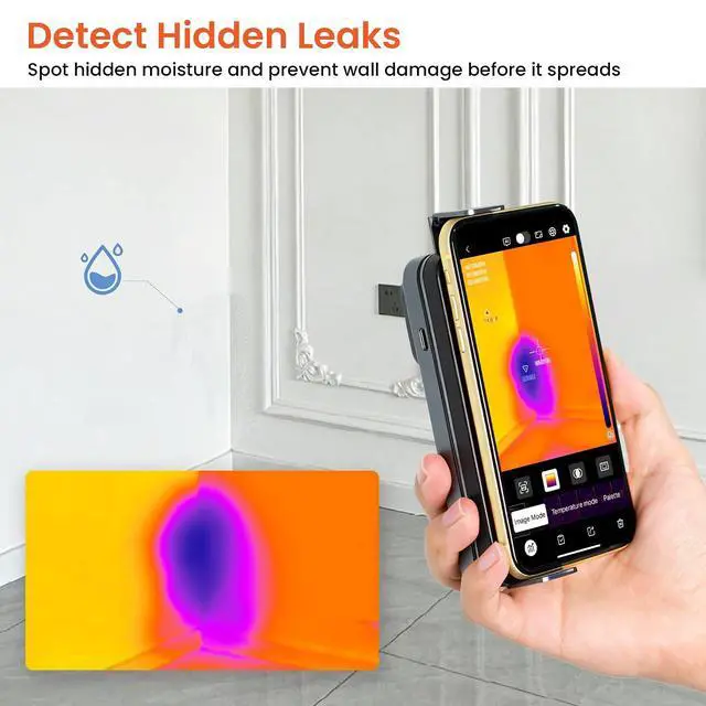 Alt view image 4 of 7 - Wireless Thermal Camera 512×384 for Home HVAC Inspection