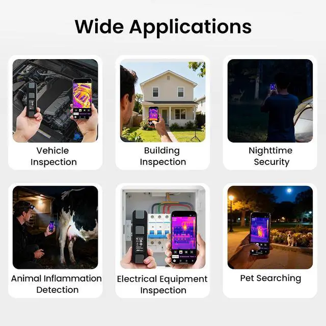 Alt view image 6 of 7 - Wireless Thermal Camera 512×384 for Home HVAC Inspection